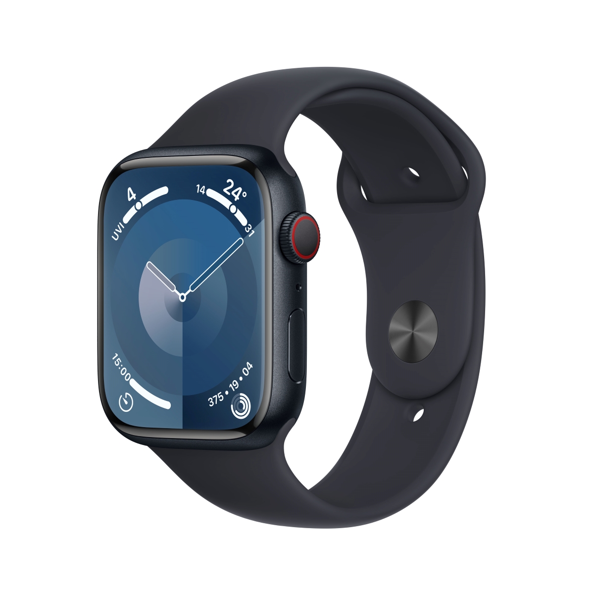 AppleWatch S9 Aluminium Cellular 45mm Mitternacht MRMC3QF/A 