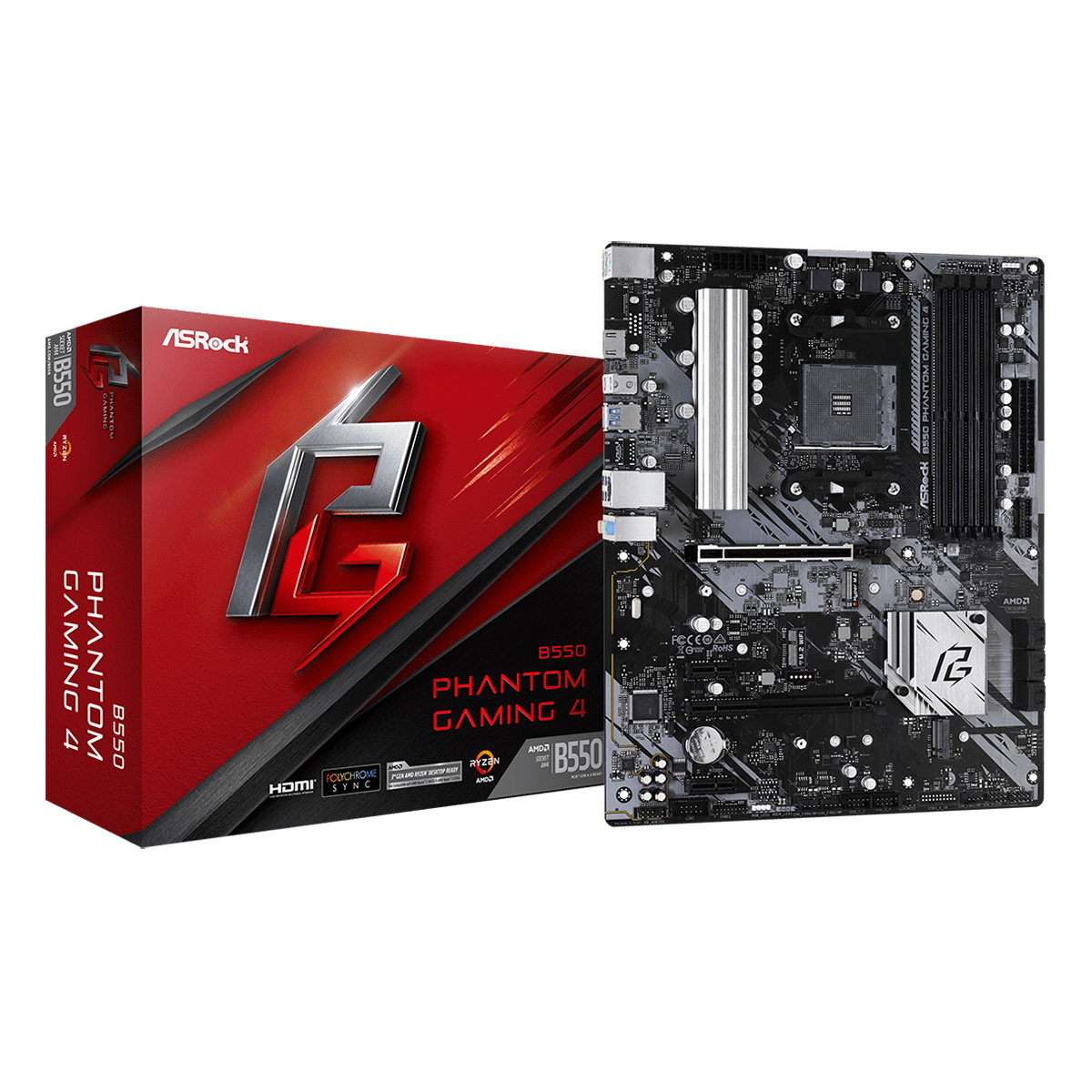 ASRock B550 Phantom Gaming 4 Mainboard Sockel AM4 B-Ware