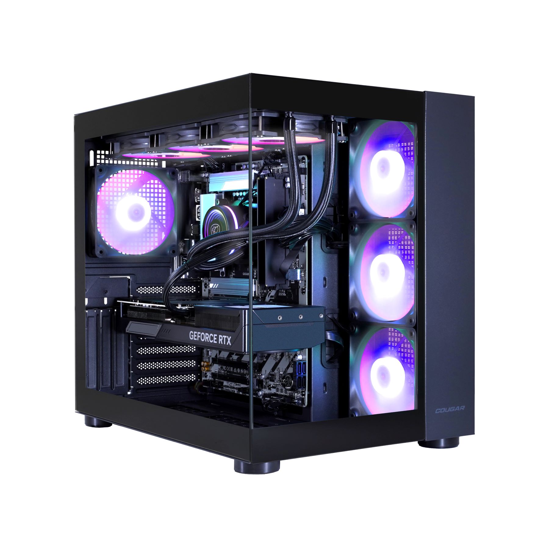 Hyrican Cougar FV150 7551 AMD Ryzen 5 9600X (Wasserkühlung), 32GB DDR5 RAM, 2TB M.2 SSD, NVIDIA GeForce RTX 5070 (12GB G...