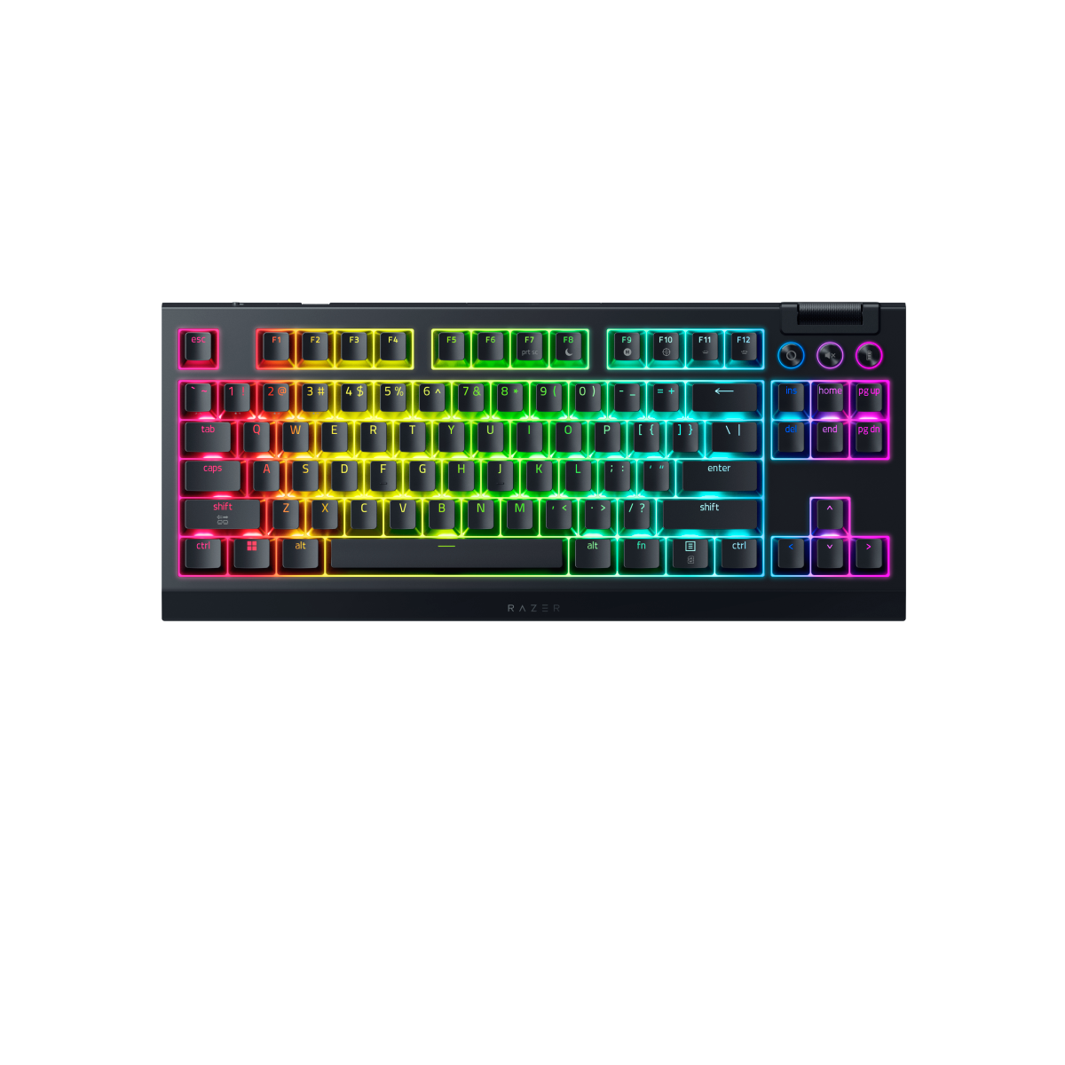 Razer BlackWidow V4 TKL Hyperspeed Kabellose Hotswap-Gaming-Tastatur mit Orange Switches, Bluetooth & Wireless und bis z...