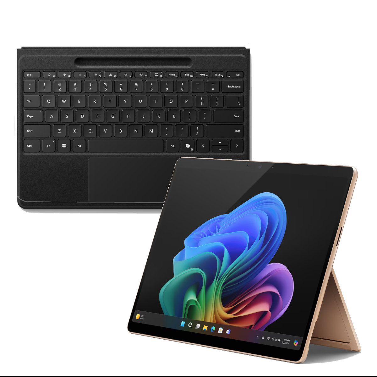 Microsoft Surface Pro Copilot+ PC 13" - 16GB - 1TB - X Elite inkl. Pro Flex Keyboard, schwarz