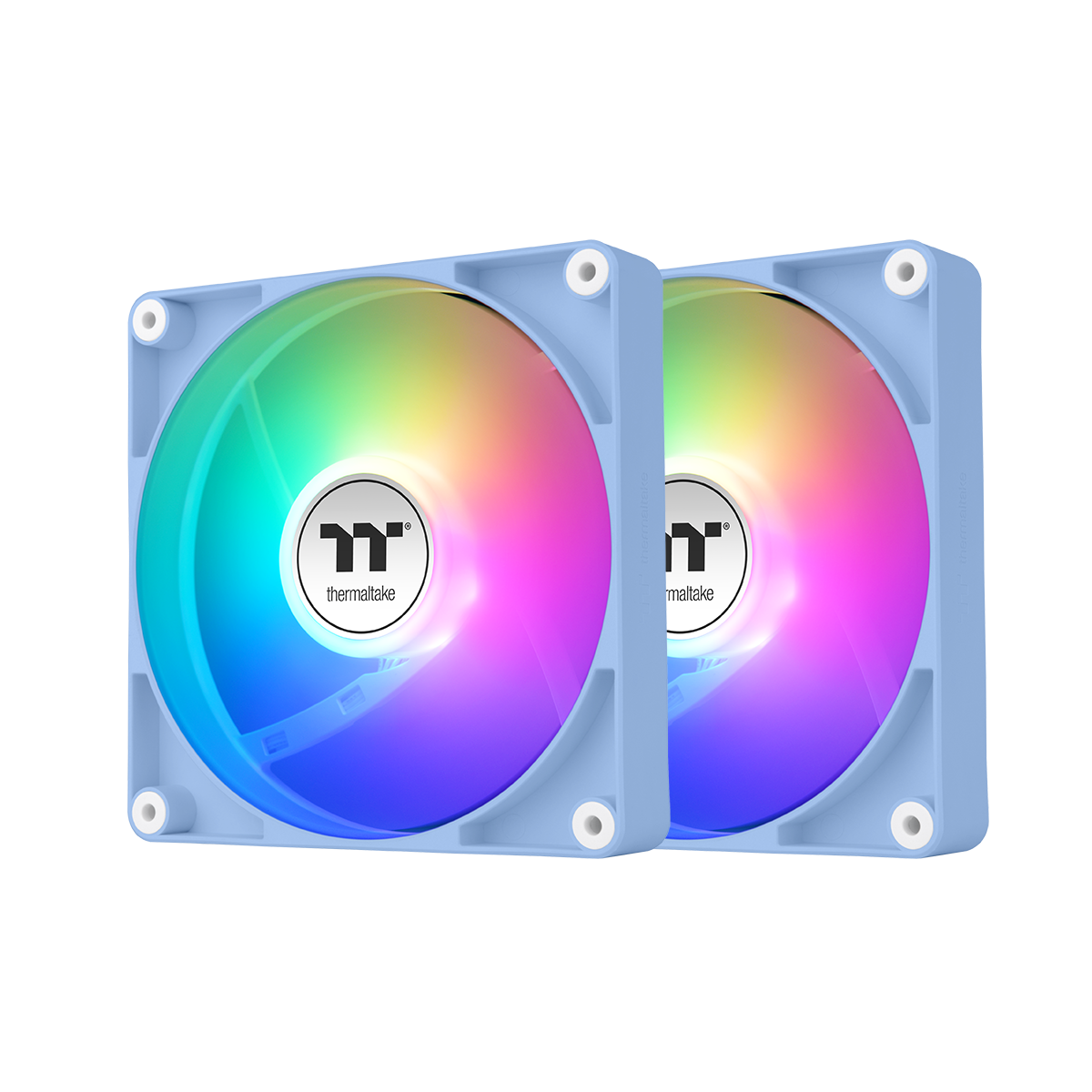 Thermaltake CT140 ARGB Sync Hydrangea Blue 2 Pack | Gehäuselüfter