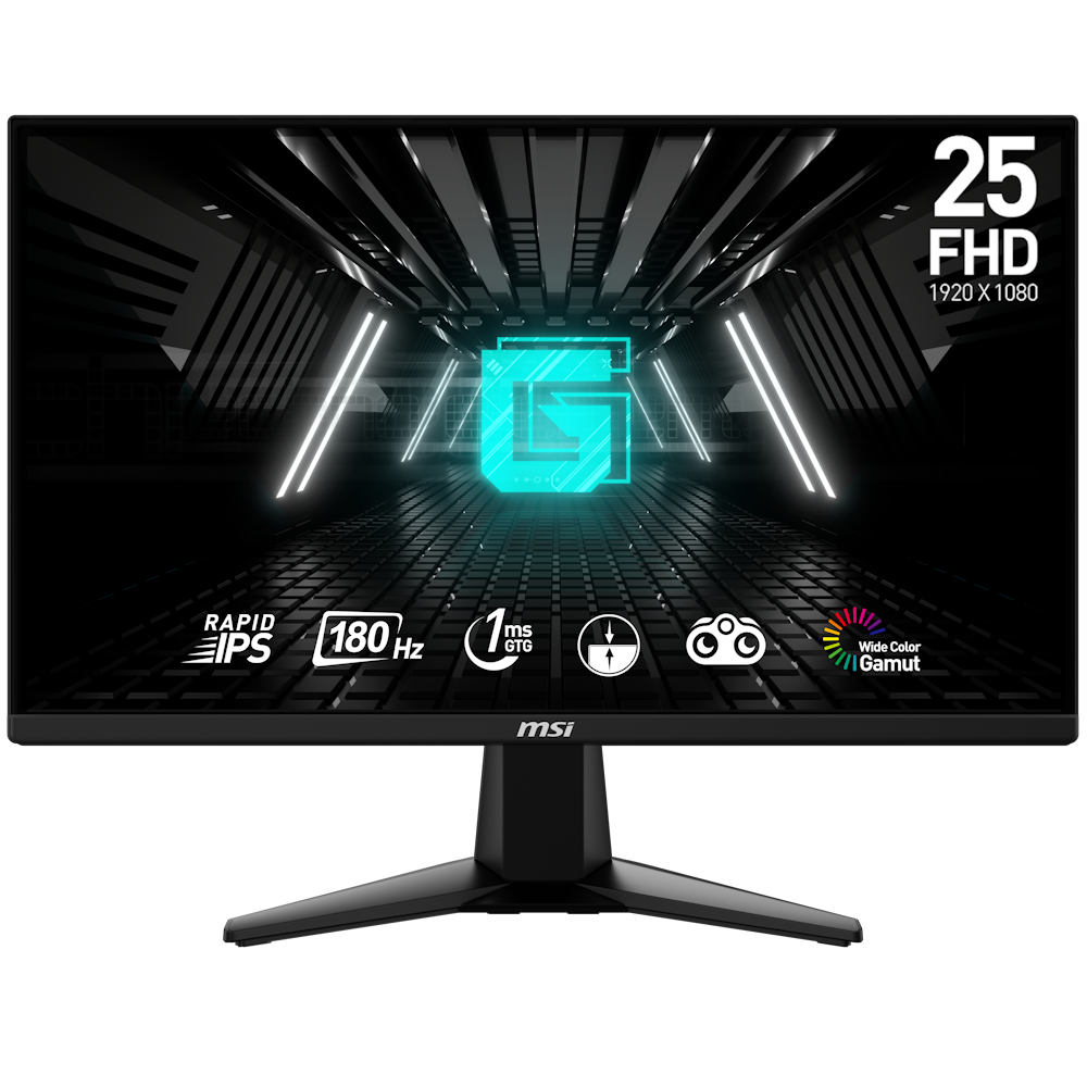 MSI G255FDE Gaming Monitor - Rapid IPS, 180Hz, 1ms (GtG) B-Ware Freesync Premium