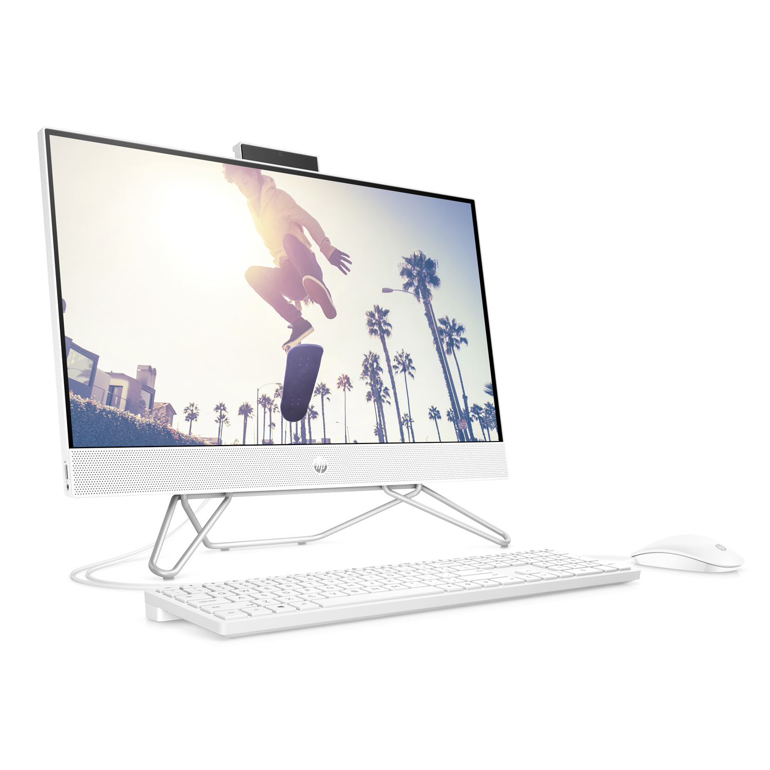 HP All-in-One PC 24-cb1103ng B-Ware 60,5cm (23,8") FHD-Display Intel® Core™ i3-1215U, 8GB RAM, 256GB SSD, DOS