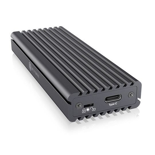 ICY BOX IB-1817MC-C31 Gehäuse für 1x M.2 NVMe & SATA SSD B-Ware mit USB Type-C Anschluss