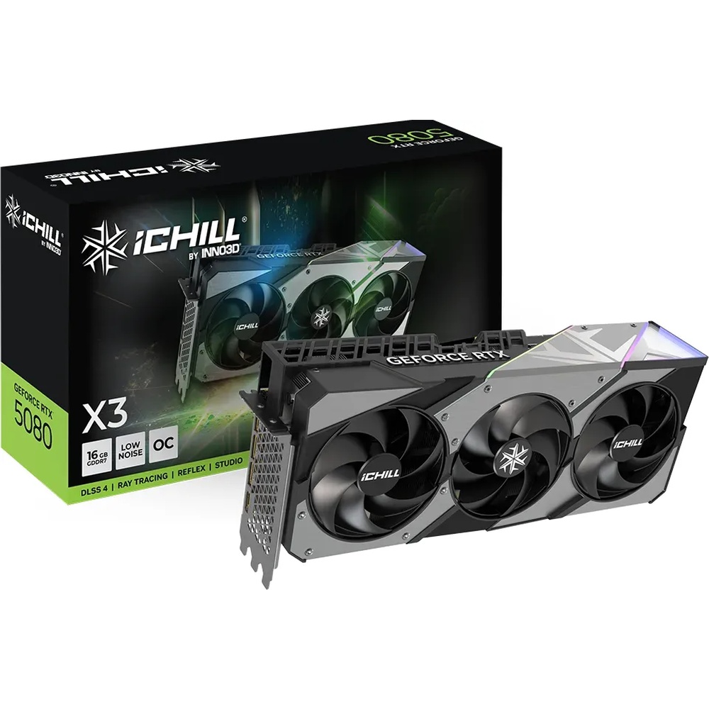 INNO3D GeForce RTX 5080 ICHILL X3 B-Ware - 16GB GDDR7, HDMI, 3x DP