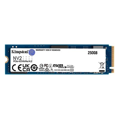 Kingston NV2 SSD 250GB M.2 2280 PCIe 4.0 x4 NVMe – internes Solid-State-Module