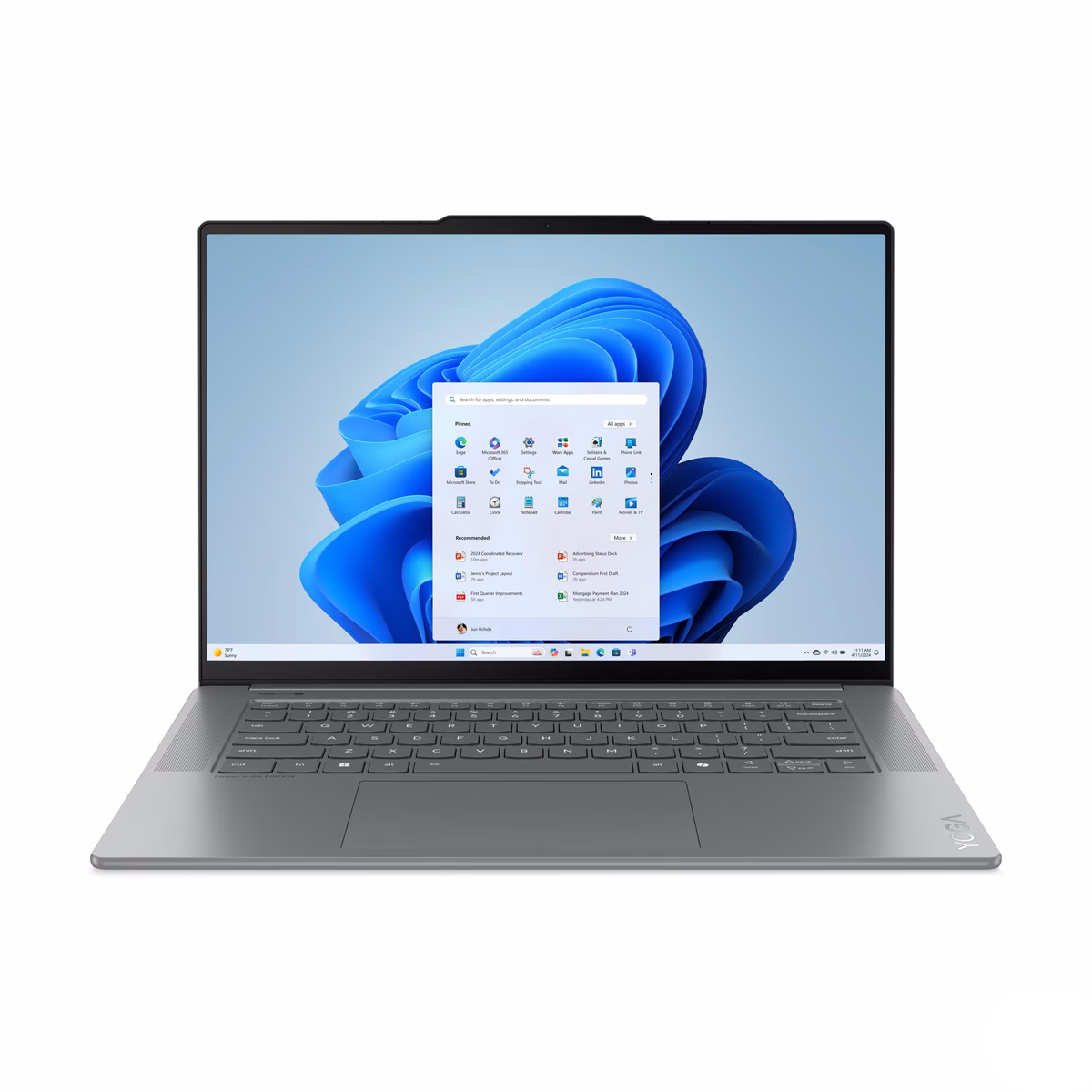 Lenovo Yoga 7 Slim 83HM006AGE - 15.3" 2.8K OLED, Intel® Core™ Ultra 7 258V, 32 GB RAM, 1 TB SSD, Windows 11 Home