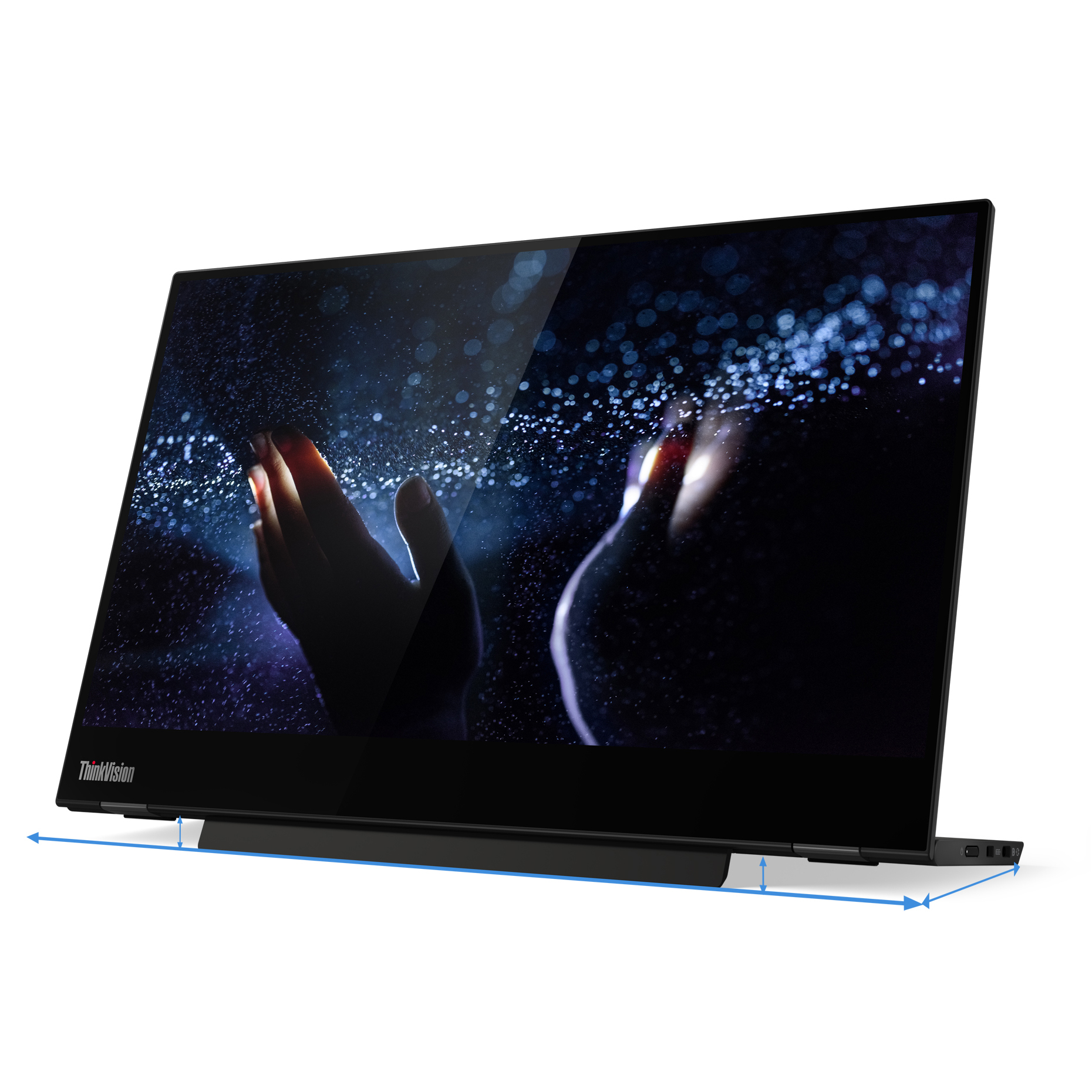 Lenovo ThinkVision M14T Mobiler Monitor - IPS-Panel, Tou B-Ware 