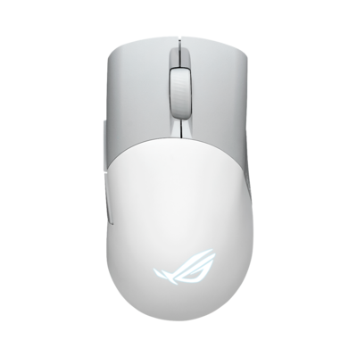 ASUS ROG Keris Wireless Aimpoint Moonlight White - kabellose Gaming Maus mit 36.000 DPI