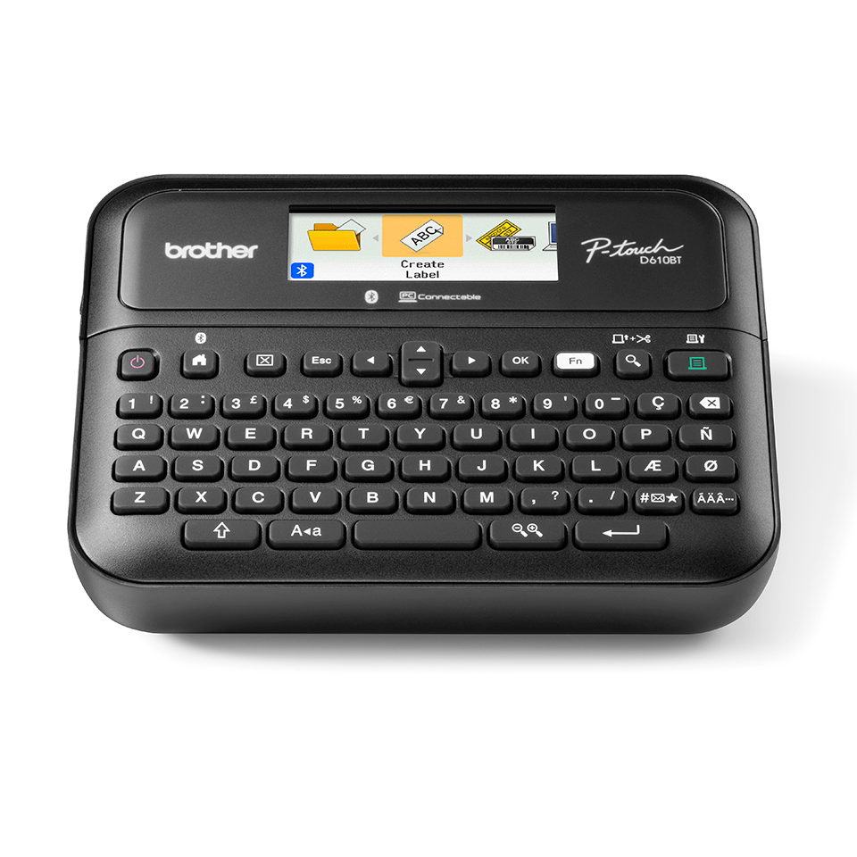 Brother PT-D610BTVP - Beschriftungsgerät B-Ware TZe, 3,5 - 24 mm, P-touch, mobiles Beschriftungsgerät, Farbdisplay, USB-...
