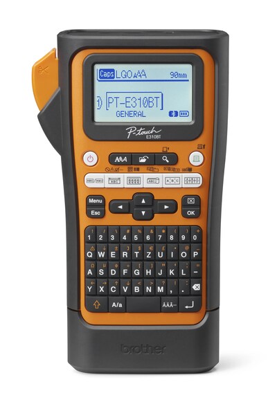 Brother P-touch E310BTVP Beschriftungsgerät bis zu 18 mm breite TZe-Schriftbänder; Bluetooth, USB C,