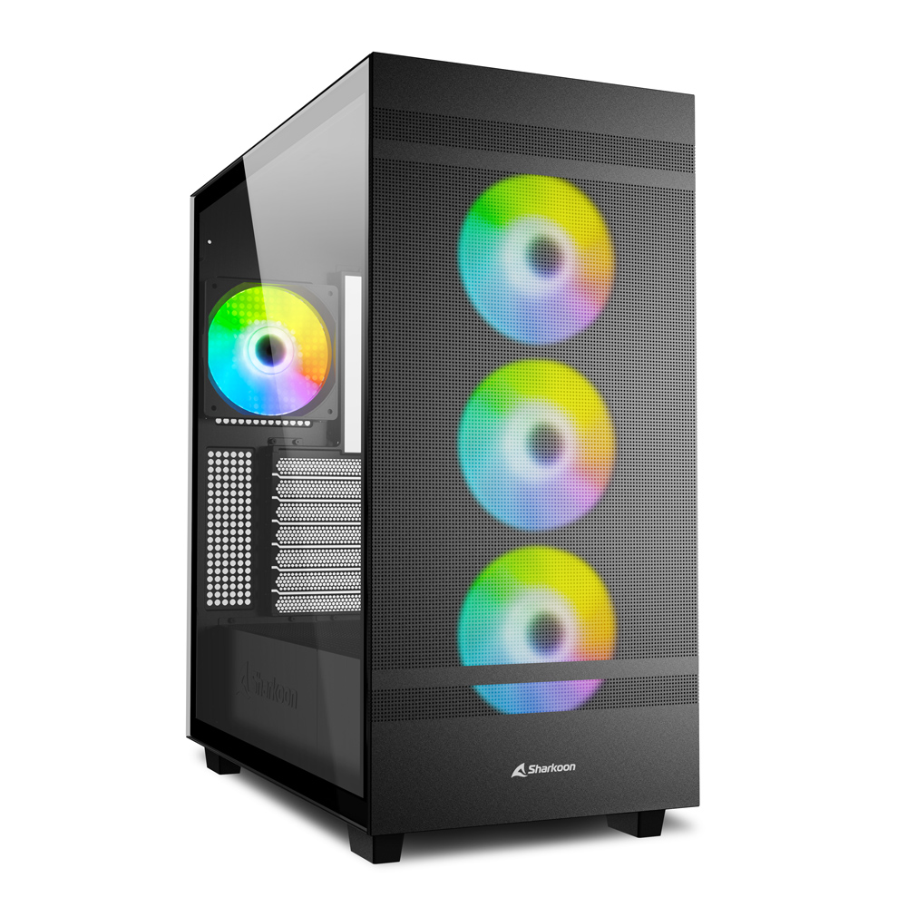 Sharkoon Rebel C50 RGB Black | PC-Gehäuse B-Ware