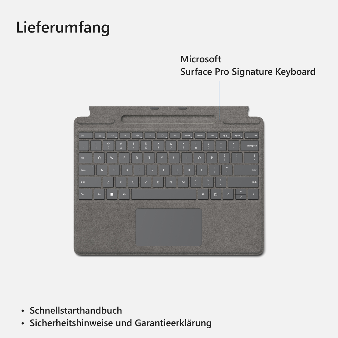 Microsoft Surface Pro Signature Keyboard + Charging - Tastaturen 