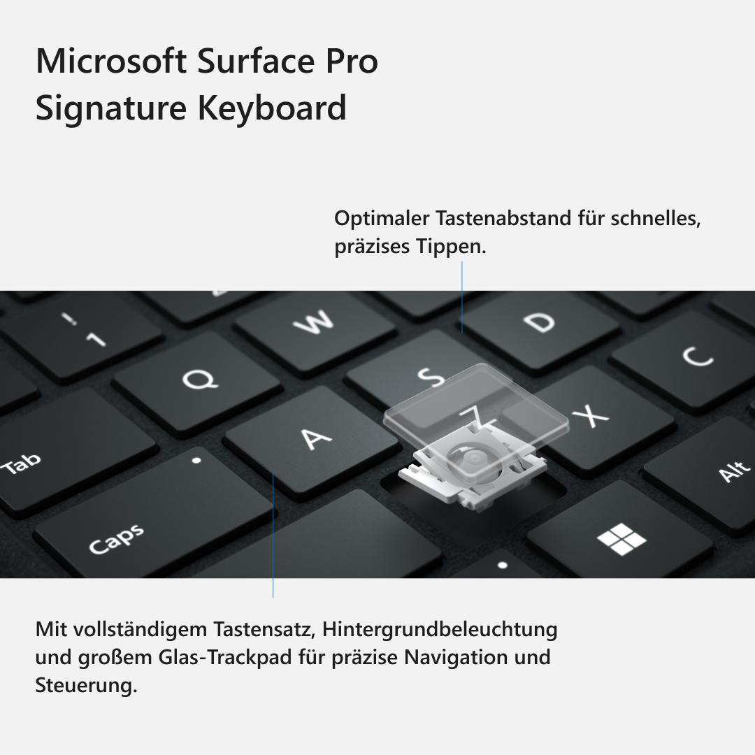 Microsoft Surface Pro Signature Keyboard + Charging - Tastaturen 