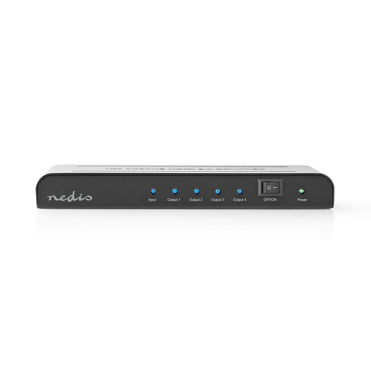 Nedis HDMI Splitter 4-Port HDMI™ Eingang 4x HDMI B-Ware