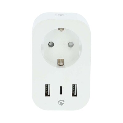 Nedis SmartLife Smart Stecker Wi-Fi | Leistungsmesser | Power Delivery 20W | Quick Charge-Technologie| Android™ / IOS | ...