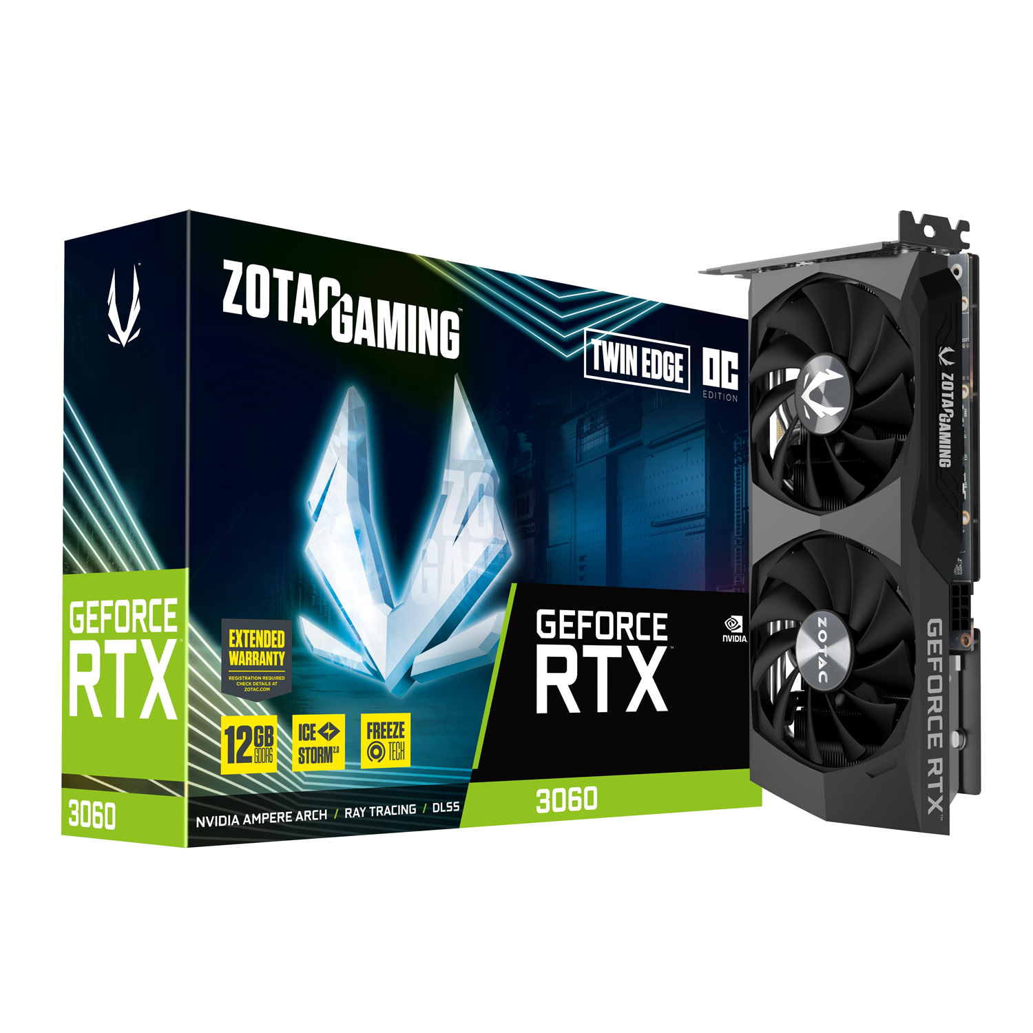 ZOTAC GAMING GeForce RTX 3060 Twin Edge OC 12GB Grafikkarte 