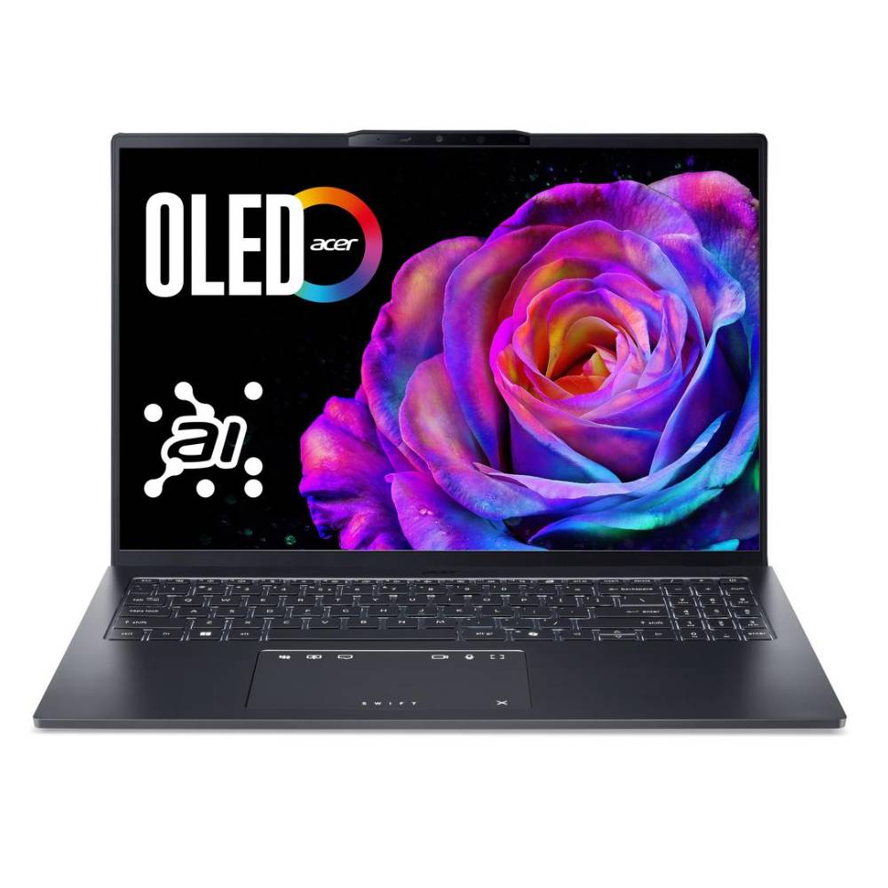 Acer Swift Go 16 OLED (SFG16-73-7943) 16,0" WUXGA+, OLED, 120Hz, Intel Ultra 7-255H, 16GB RAM, 1TB SSD, Windows 11
