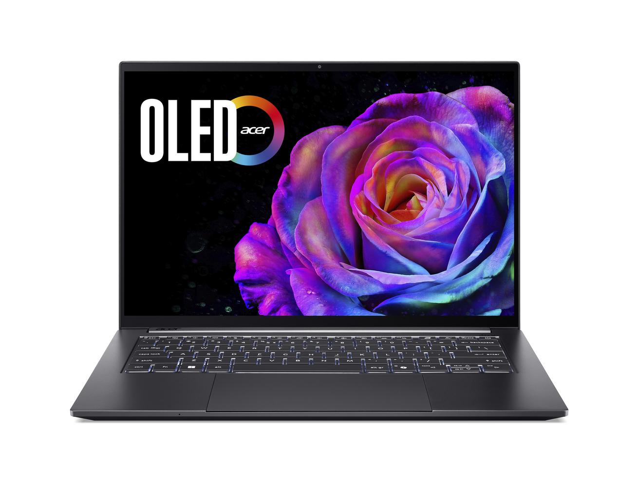 Acer Swift X 14 OLED (SFX14-73G-9598) 14,5" WQ2.8K, OLED, 120Hz, Intel Ultra 9-285H, 32GB RAM, 2x 1TB SSD, GeForce RTX50...