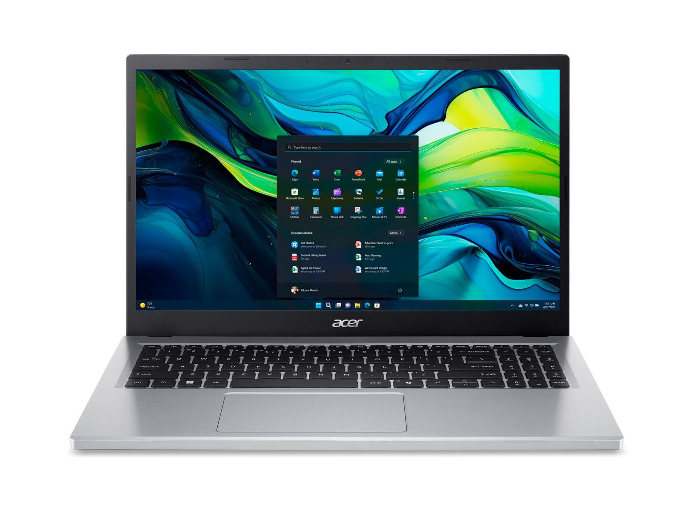 Acer Aspire Go (AG15-31P-C48E) B-Ware 15,6" Full-HD, IPS, Intel N100, 8GB RAM, 256GB SSD, Windows 11