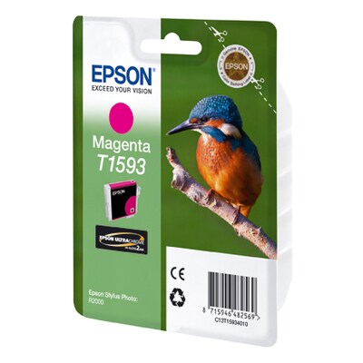 Epson T1593 Tintenpatrone Magenta 17 ml Kompatibilität: Epson Stylus Photo R2000