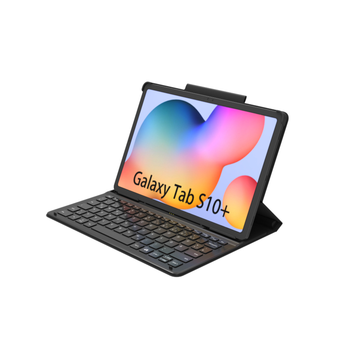 Samsung NEOS Tastaturschutzhülle (Pogo Pin) für Galaxy Tab S10+ QWERTZ-Layout, Integrierte S Pen Aufbewahrung, Schlank u...