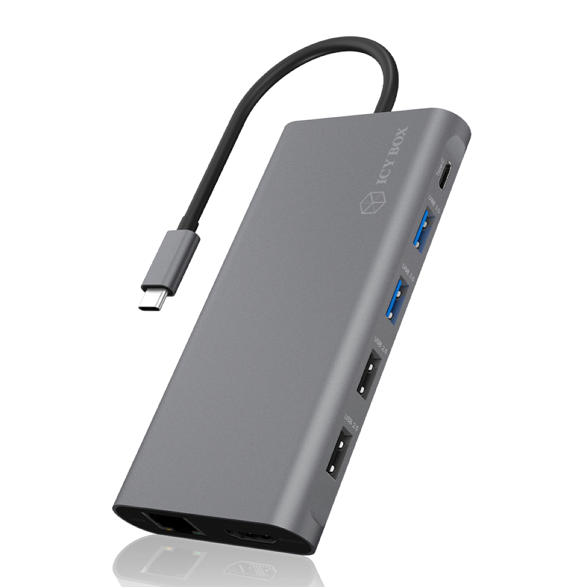 ICY BOX USB Type-C 12in1 Notebook DockingStation (IB-DK4 B-Ware