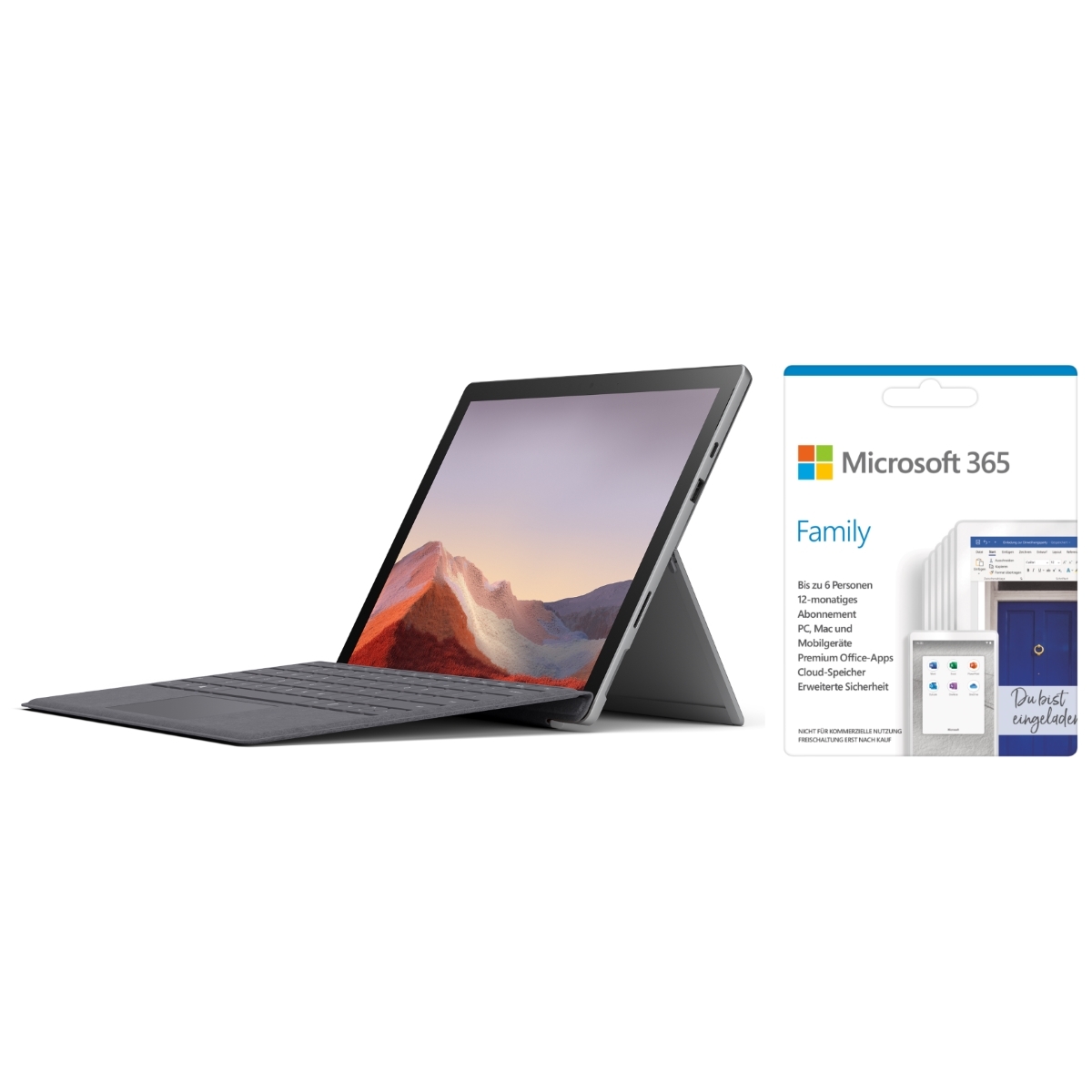Microsoft Surface Pro 7 1TB mit i7 & 16GB - platin - Notebooks 