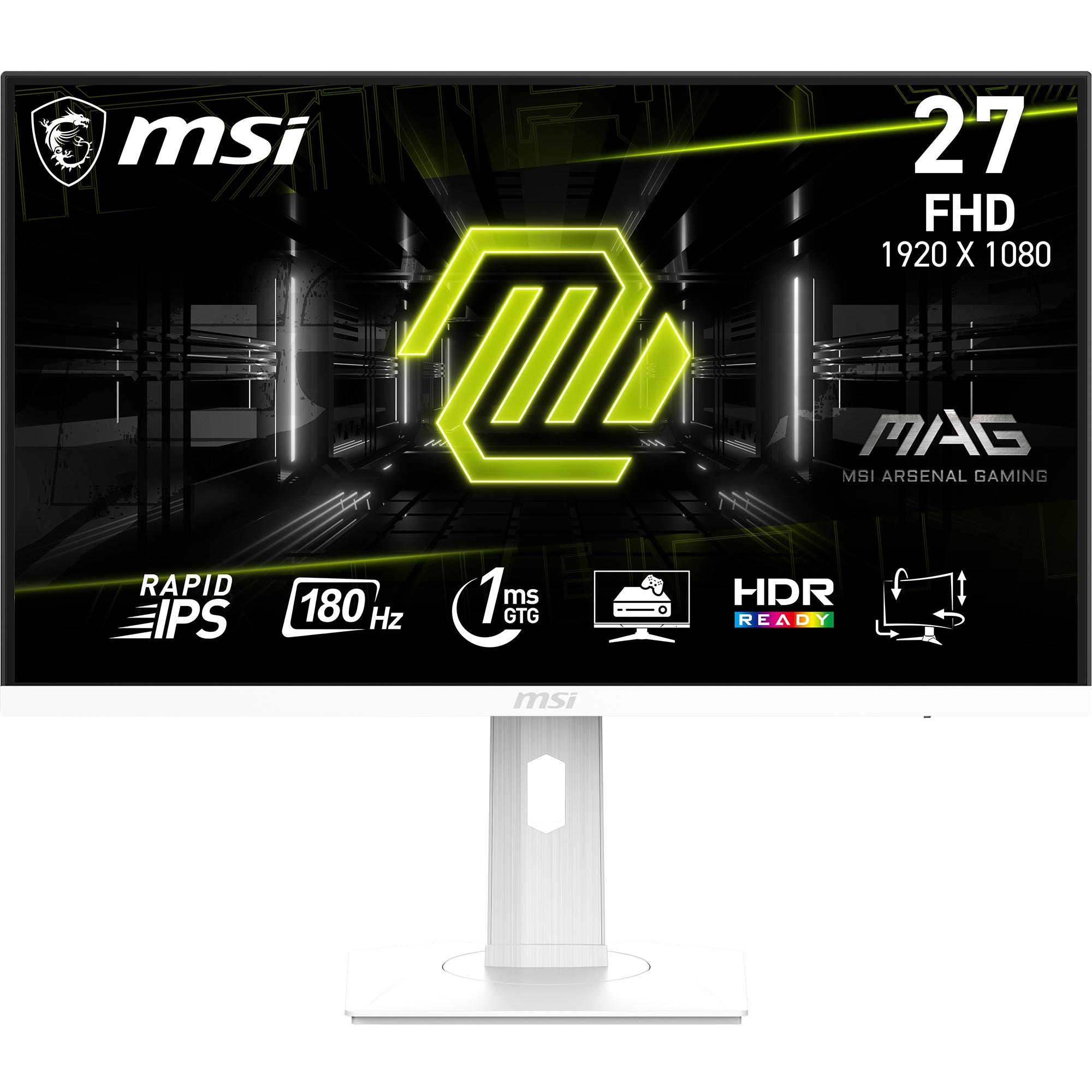 MSI MSI MAG 274PFWDE Gaming Monitor - 180Hz, 1ms, Weiß B-Ware