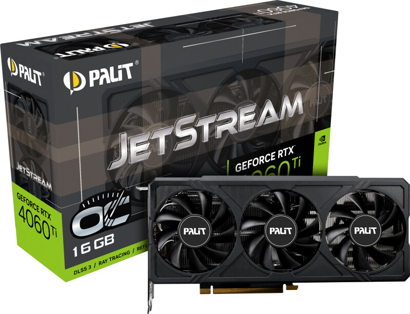 Palit GeForce RTX 4060 Ti JetStream 16G OC Grafikkarte