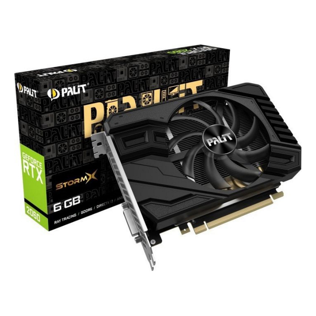 Palit GeForce RTX 2060 StormX 6GB GDDR6 Grafikkarte - Grafikkarten