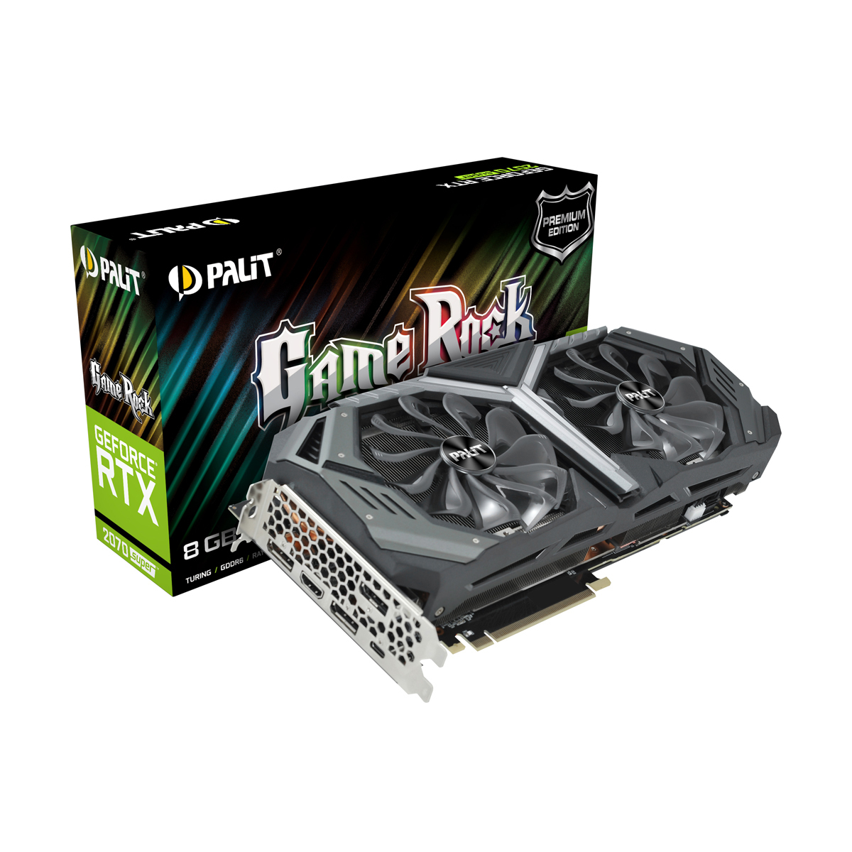 Palit GeForce RTX 2080 Super GameRock Premium Grafikkarte