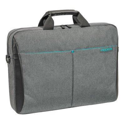 Pedea Notebooktasche "Lifestyle", Grau [für Notebooks bis 39,6cm (15,6")]