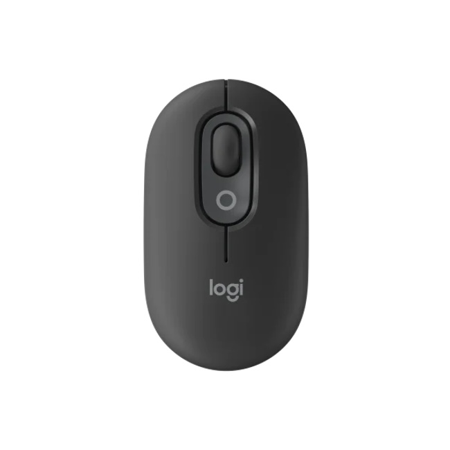 Image of Logitech POP Mouse with emoji - GRAPHITE 3 Easy-Switch-Kanäle, 4 Tasten, Unterstützt Logi Options+