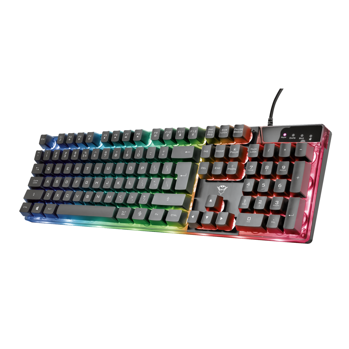 Trust Gaming GXT 835 Azor beleuchtete Tastatur