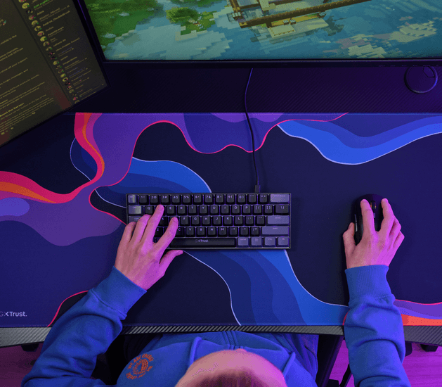 Trust Gaming GXT759 XXL blau/lila_1