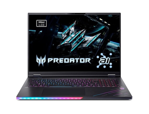 Acer Predator Helios 18 AI (PH18-73-91TU) Gaming 18" WQXGA, MiniLED, 250Hz, Intel Ultra 9-275HX, 64GB RAM, 4TB SSD, GeForce RTX5080, Windows 11 Pro