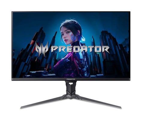 Acer Predator X (X32X5bmiiphuzx) 31,5" 4K Gaming Monitor 80,0 cm (31,5 Zoll), OLED, 240Hz, HDR1000, 2xHDMI(2.1) + 1xDP(1.4), Lautsprecher, Höhenverste