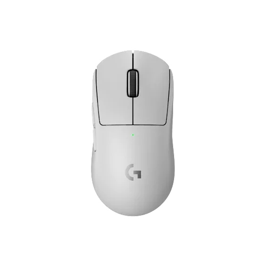 Logitech Gaming PRO X Superlight 2 Gaming Maus kabellose LIGHTSPEED Gaming Maus mit 44k Sensor und 8000 Hz Polling Rate, weiß
