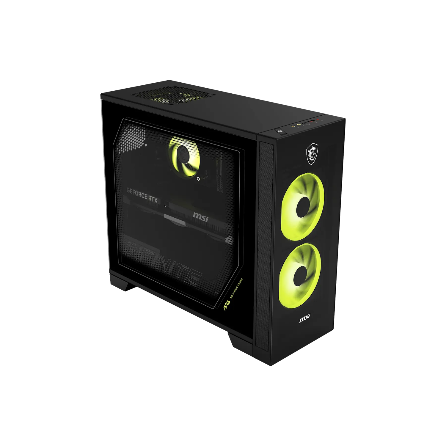 MSI MAG Infinite Z 8B 9NVMR5-052AT AMD Ryzen 5 9600X, 16GB DDR5 RAM, 1TB M.2 SSD, GeForce RTX 5060 Ti, Windows 11 Home PC Produkt Bild 3
