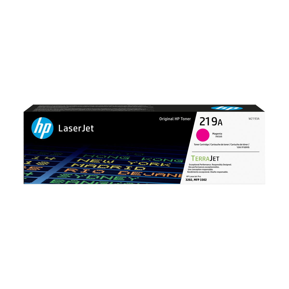 HP 219A W2193A Original LaserJet Tonerkartusche Magenta Kompatibilität: HP Color LaserJet Pro 3202 Modelle // HP Color LaserJet Pro MFP 3302 Modelle