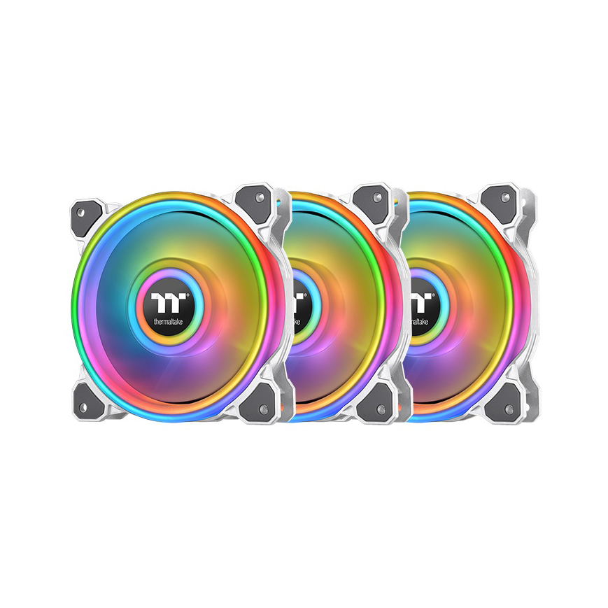 Thermaltake Riing Quad 12 RGB White 3er-Pack | Gehäuselüfter