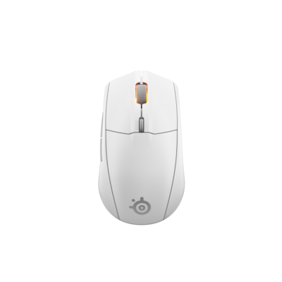 Steelseries Rival 3 Wireless Gen 2 Gaming Maus kabellose Maus mit 2,4GHz und Bluetooth und 18K DPI, weiß