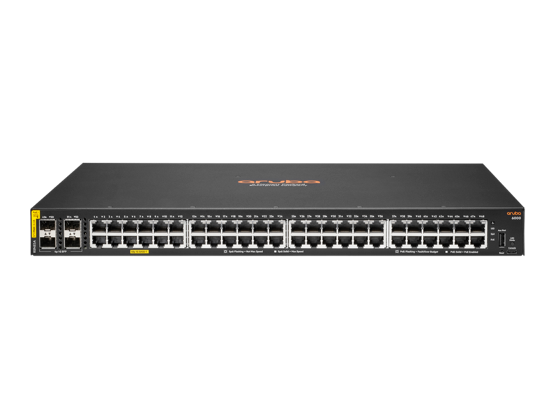 HPE Aruba Networking CX6000 52-Port Switch (R8N85A) [48x Gigabit LAN, PoE+, 4x SFP]