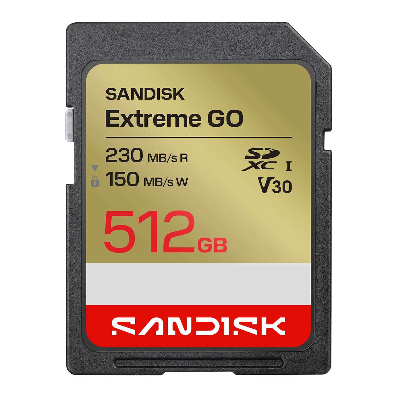 Sandisk Extreme GO SDXC 512GB Speicherkarten Produkt Bild 1