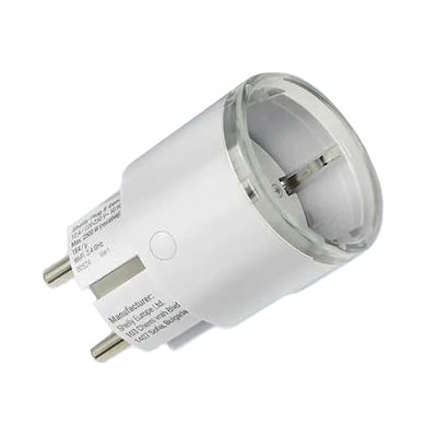 Shelly Plug S Gen3 Matter weiß - kleiner smarter Stecker mit Bluetooth-Konnektivität und Leistungsmessung