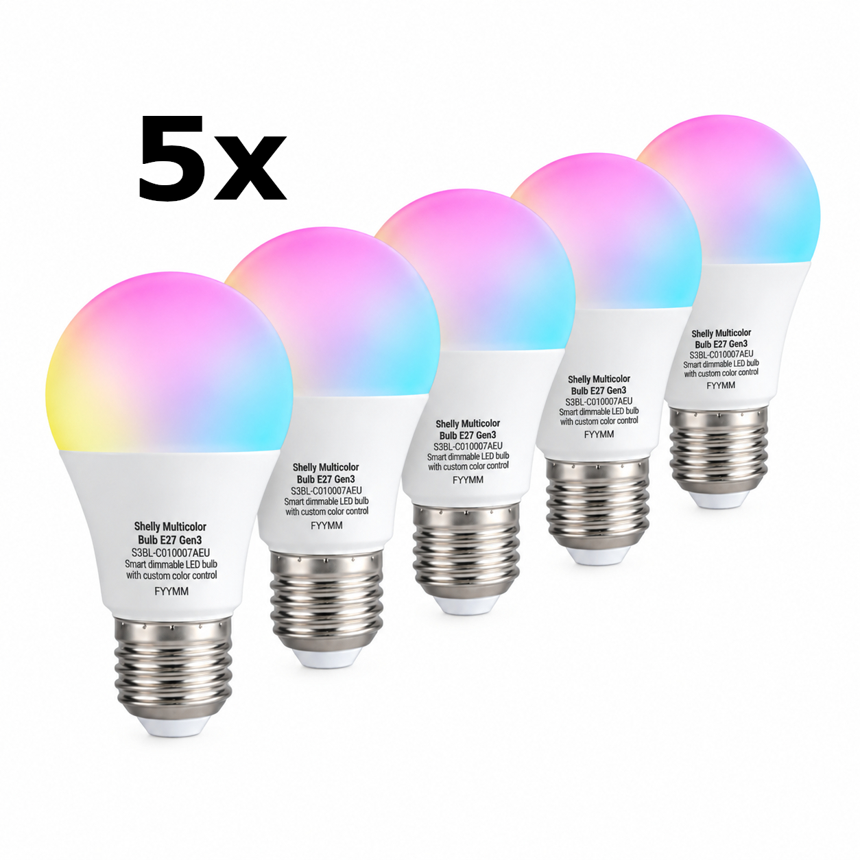 Shelly Bulb 5er Pack