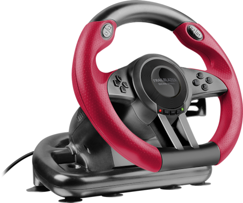 Speedlink TRAILBLAZER Racing Wheel (PC/PS4/PS3/Xbox Series X/S/One/Switch/OLED, black)