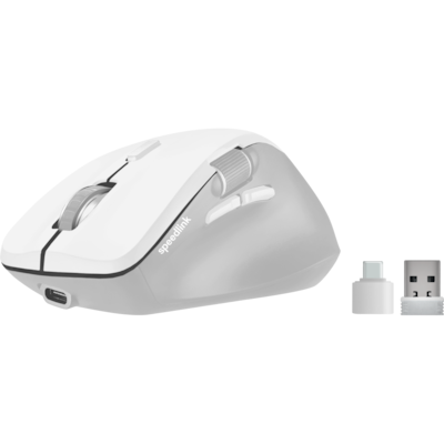 Speedlink LIBERA Wiederaufladbare Maus, kabellos Bluetooth, leise, weiß